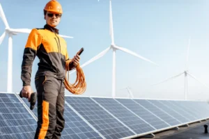 well equipped workman on a solar station 2025 03 14 17 10 51 utc